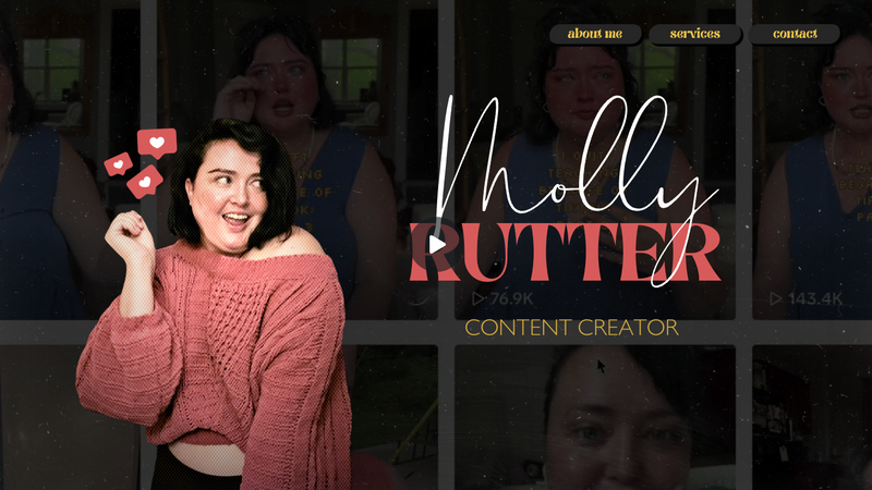 Molly Rutter Creative Designs website